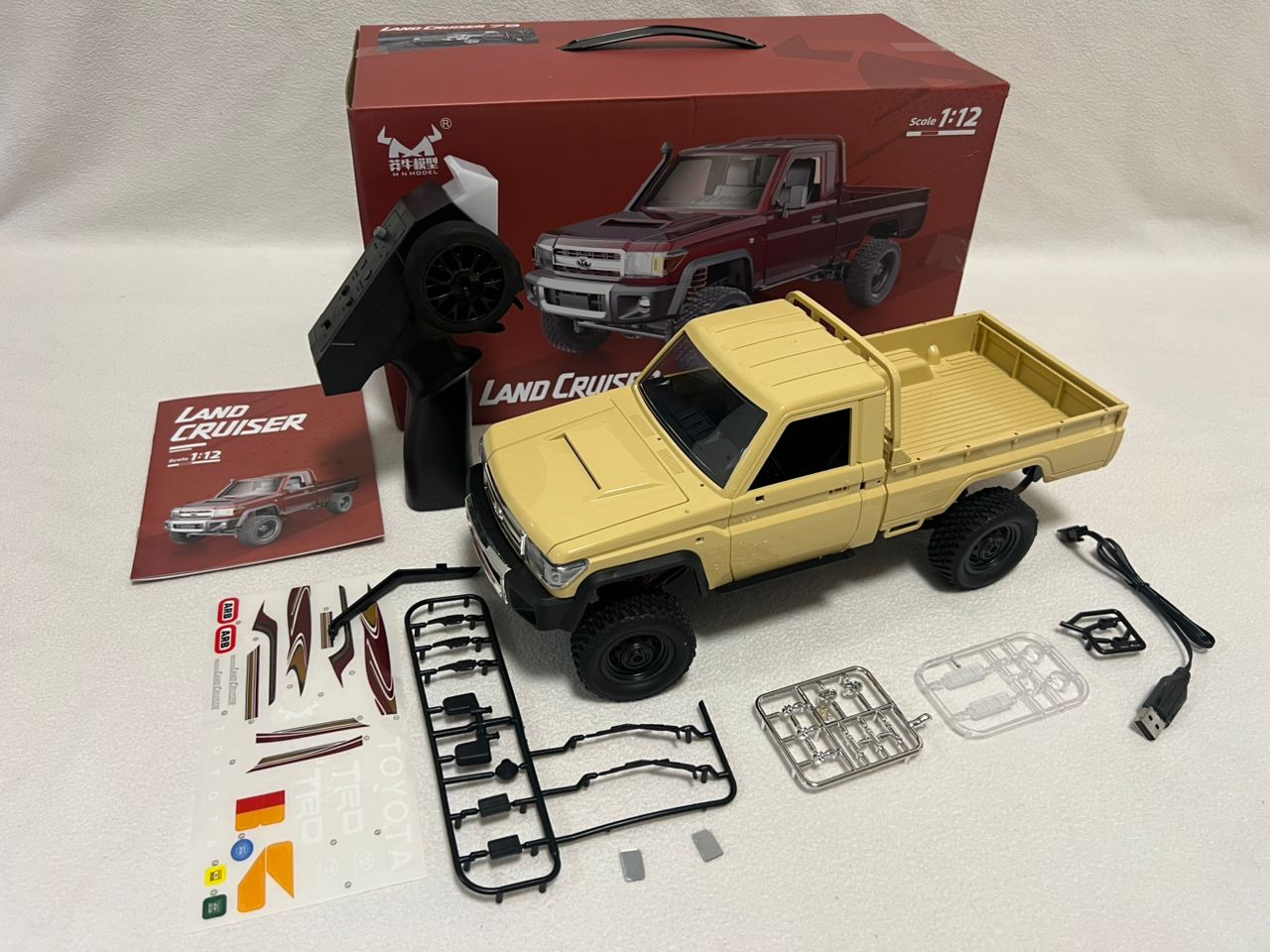 Toyota Land Cruiser MN82 RC Car Crawler – 1:12 Scale 2.4G 4WD Off-Road Truck