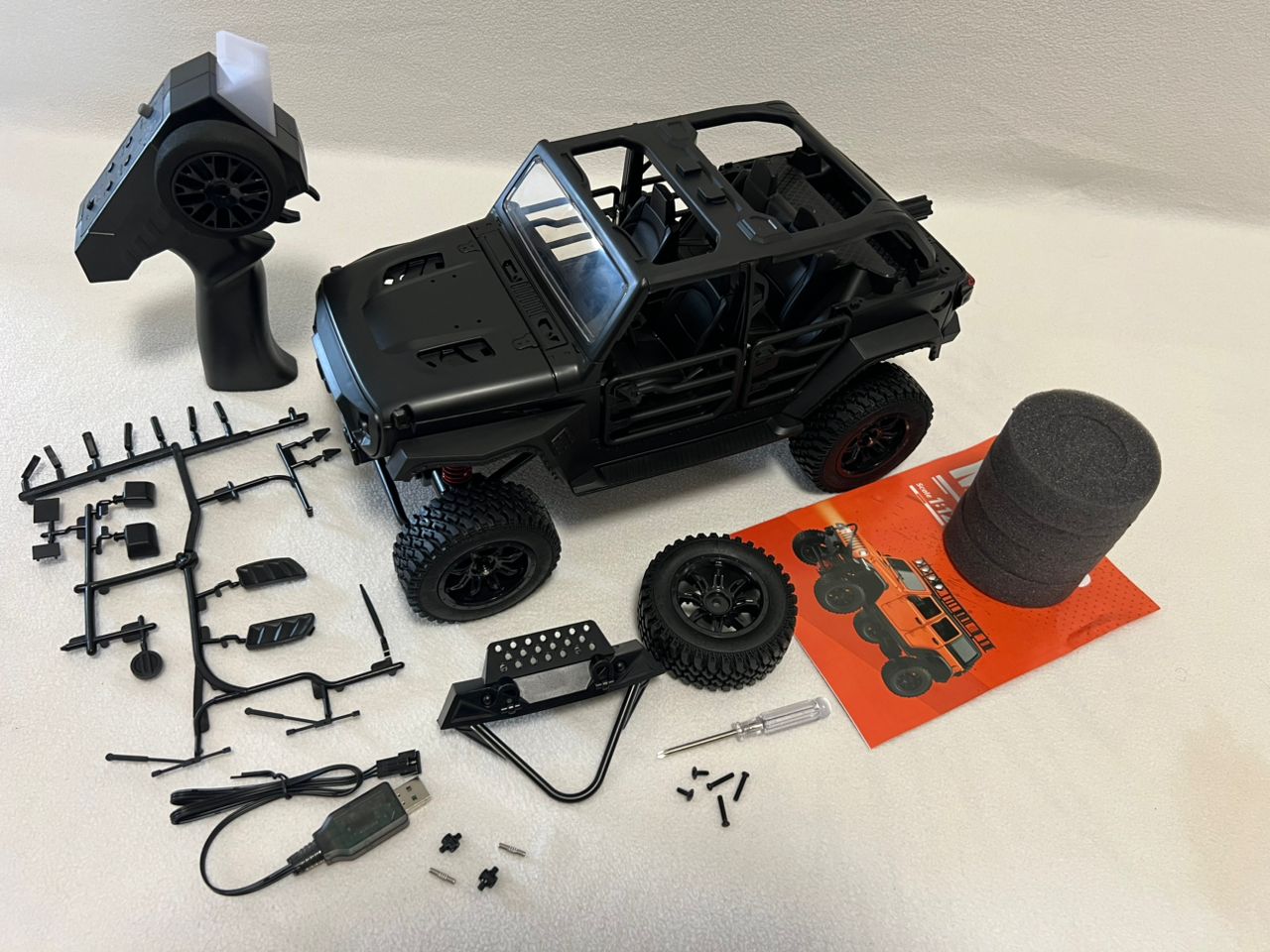 Jeep Wrangler MN128 RC Car Crawler – 1:12 Scale 2.4G 4WD Off-Road Truck