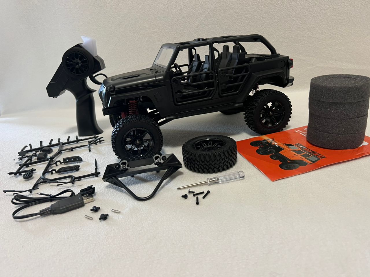 Jeep Wrangler MN128 RC Car Crawler – 1:12 Scale 2.4G 4WD Off-Road Truck