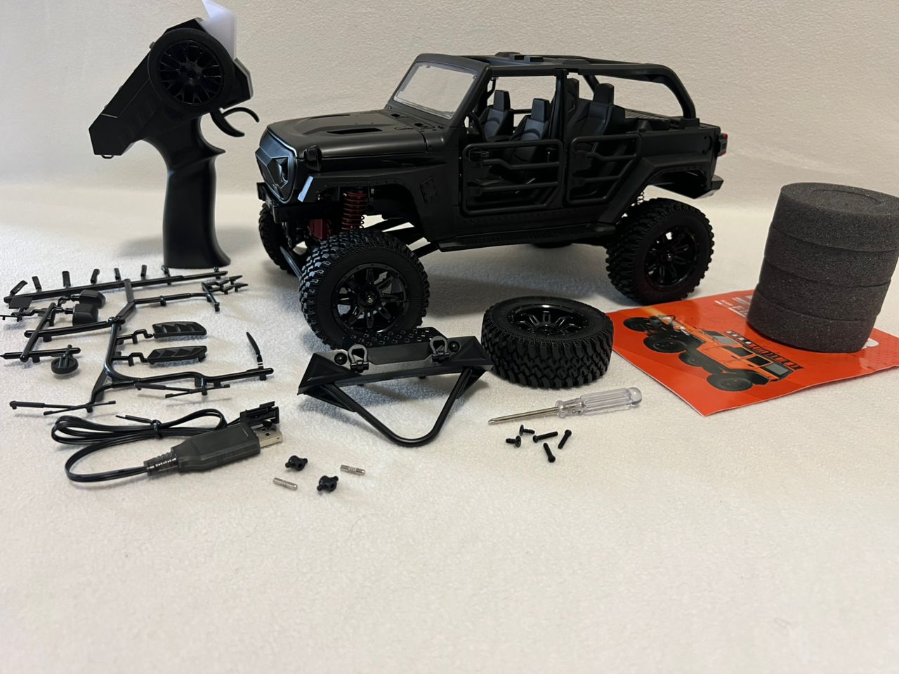 Jeep Wrangler MN128 RC Car Crawler – 1:12 Scale 2.4G 4WD Off-Road Truck