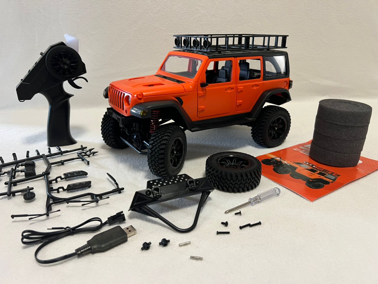 Jeep Wrangler MN128 RC Car Crawler – 1:12 Scale 2.4G 4WD Off-Road Truck
