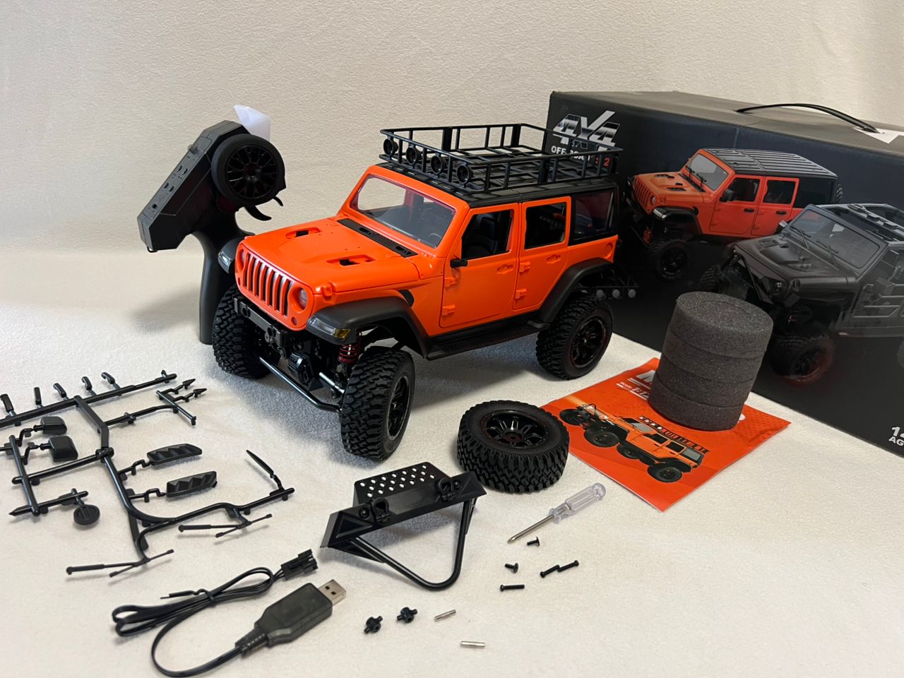 Jeep Wrangler MN128 RC Car Crawler – 1:12 Scale 2.4G 4WD Off-Road Truck