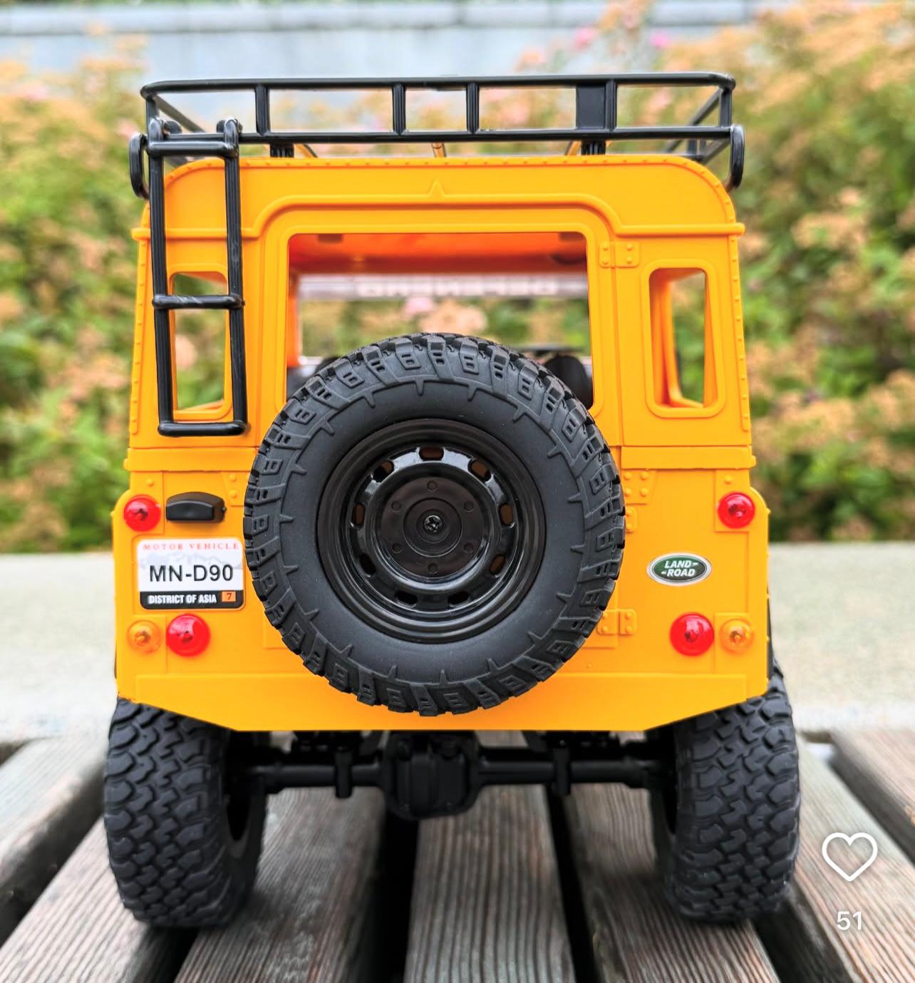 Land Rover Defender MN98 RC Car Crawler – 1:12 Scale 2.4G 4WD Off-Road Truck