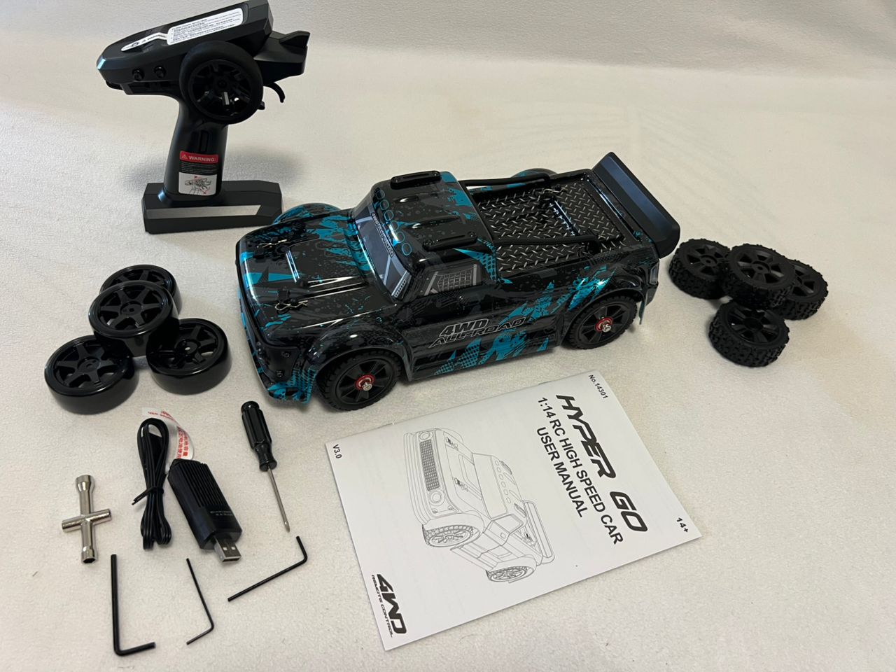 MJX Hyper Go 14301 1:14 RC Car 2.4G High Speed Drift Rally Car Brushless 4WD Off