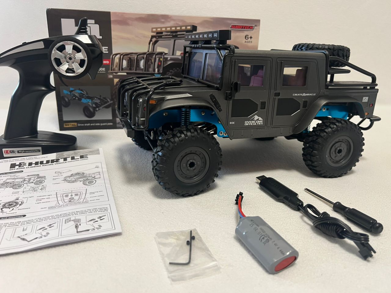 Hummer H1 "Hurtle" 4WD RC Crawler
