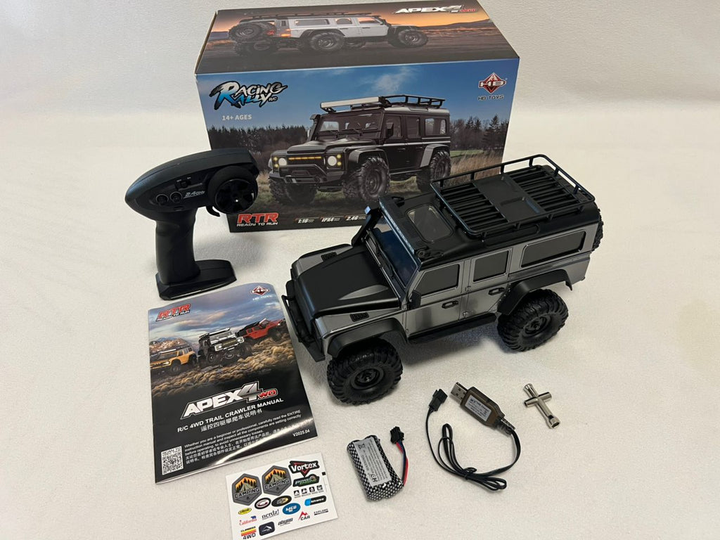 HB-R1609 1:16 Land Rover Defender RC Crawler 4WD – 2.4GHz, 30 min Run Time, LED