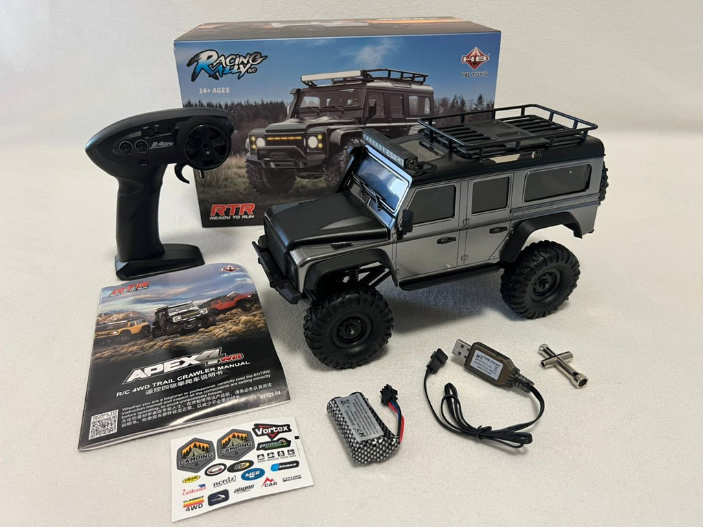 HB-R1609 1:16 Land Rover Defender RC Crawler 4WD – 2.4GHz, 30 min Run Time, LED