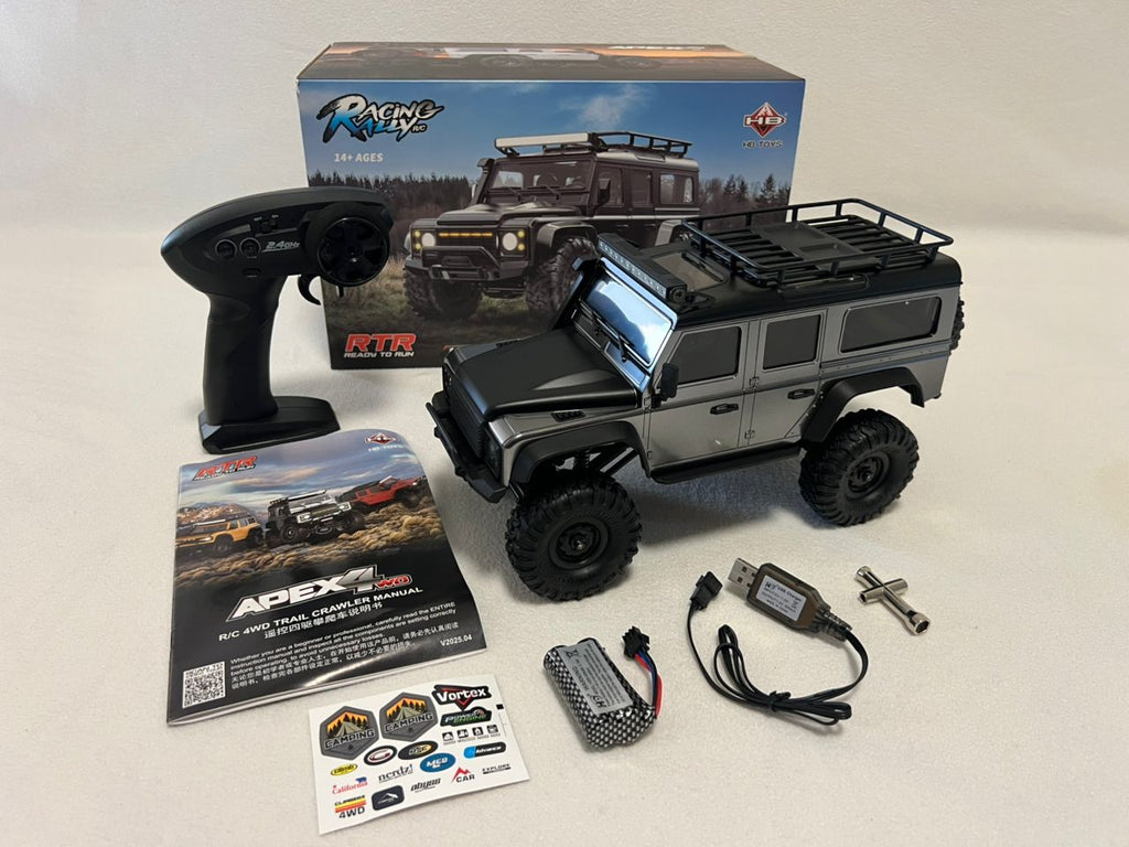 HB-R1609 1:16 Land Rover Defender RC Crawler 4WD – 2.4GHz, 30 min Run Time, LED