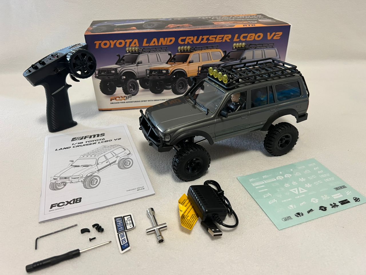 Toyota Land Cruiser LC80 FMS FCX18 RC Crawler
