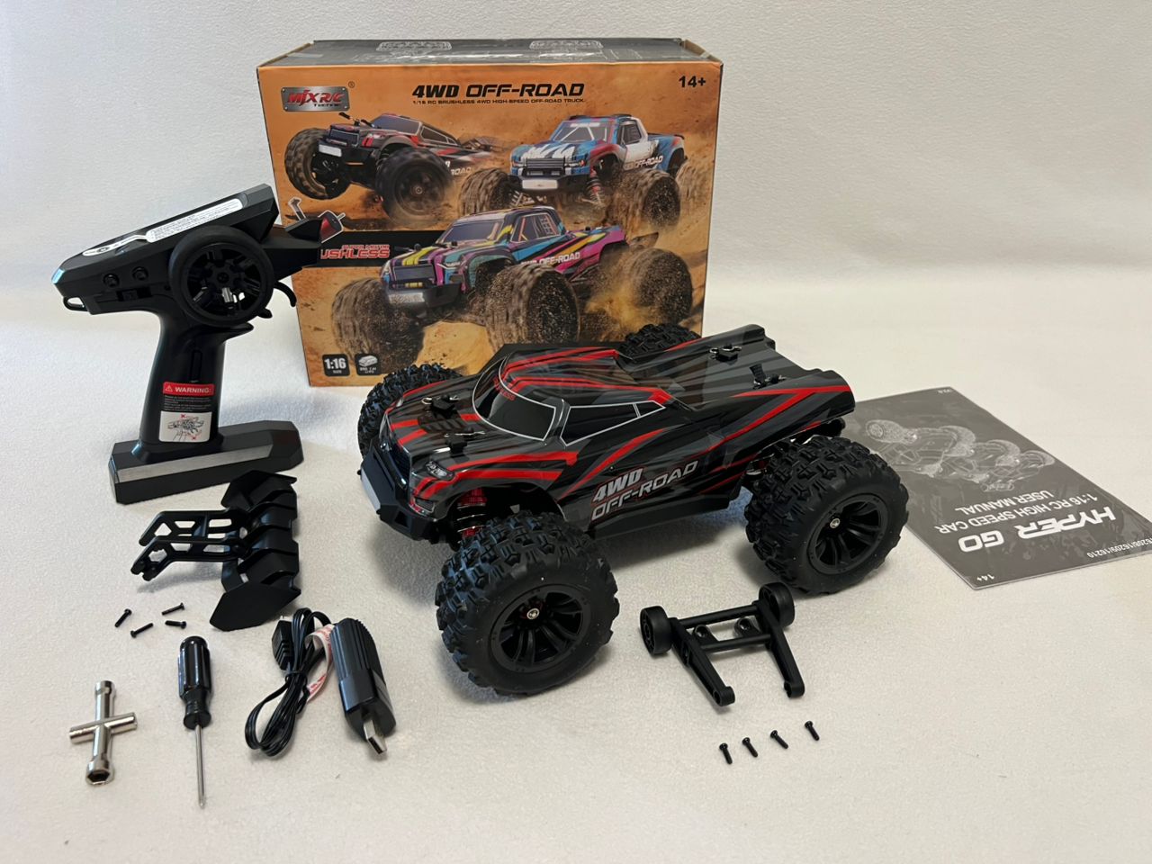 MJX HYPER GO 16210 BRUSHLESS RC CAR 68KM/H HIGH SPEED OFFROAD TRUCK RTR