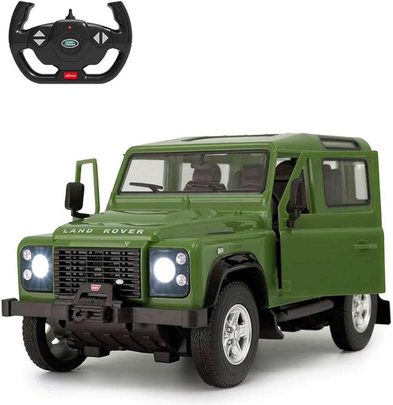 Share Rastar 1:14 Land Rover Defender RC Car Remote Control 2.4G 4-Wheel Suspension