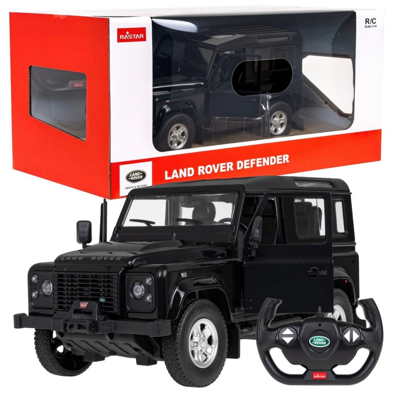 Share Rastar 1:14 Land Rover Defender RC Car Remote Control 2.4G 4-Wheel Suspension