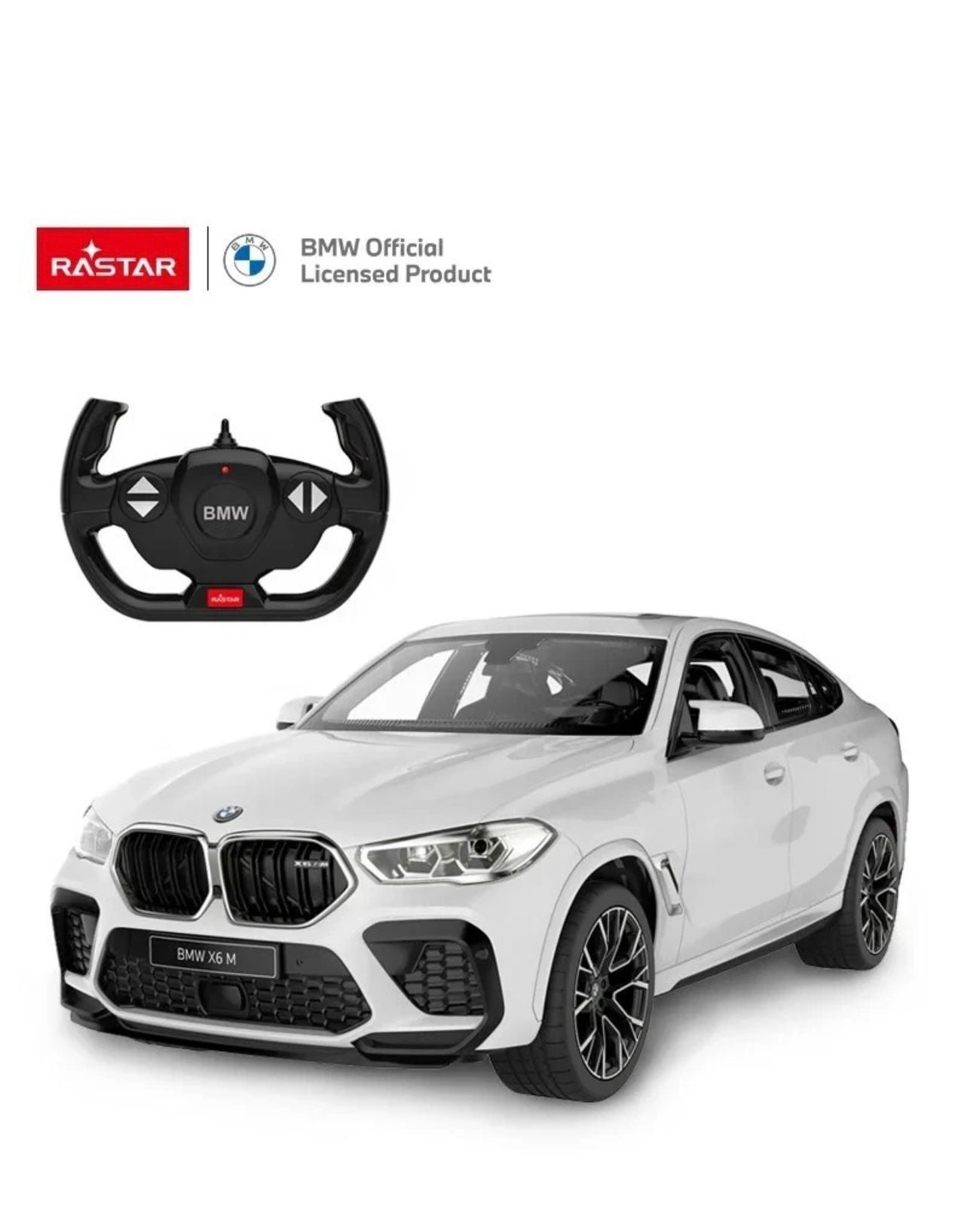 Rastar 1:14 BMW X6 M RC Car Remote Control 2.4 GHz LED Lights Independent Suspenpension