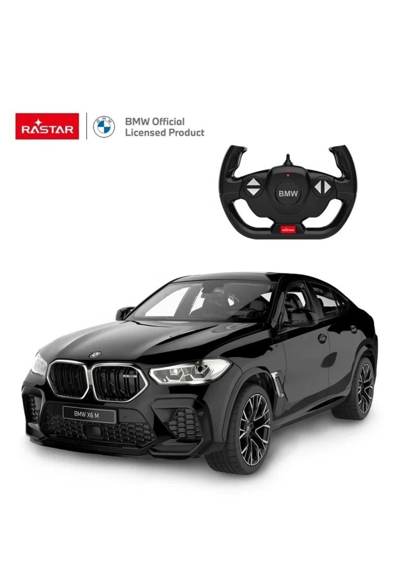 Rastar 1:14 BMW X6 M RC Car Remote Control 2.4 GHz LED Lights Independent Suspenpension