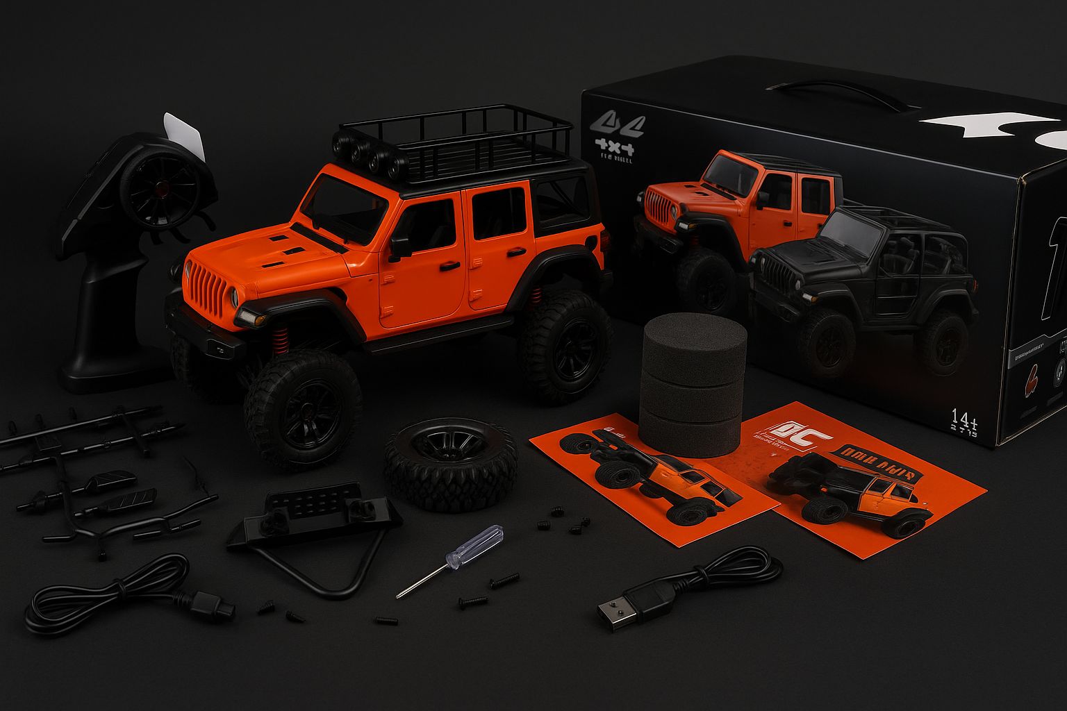 Jeep Wrangler MN128 RC Crawler