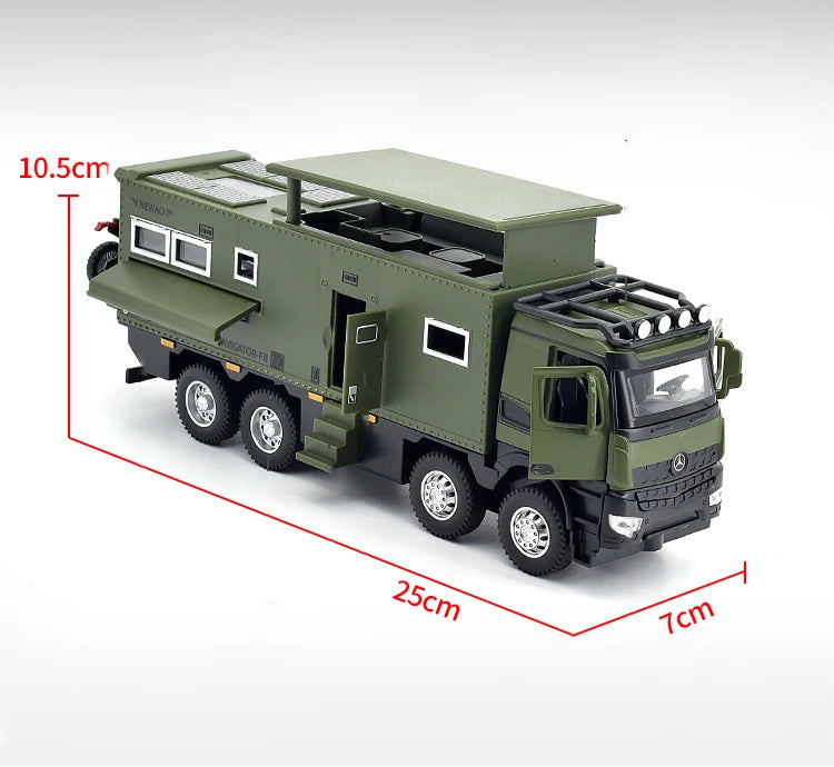 NOMADISMs Arocs Unimog Alloy Motorhome Diecast Model