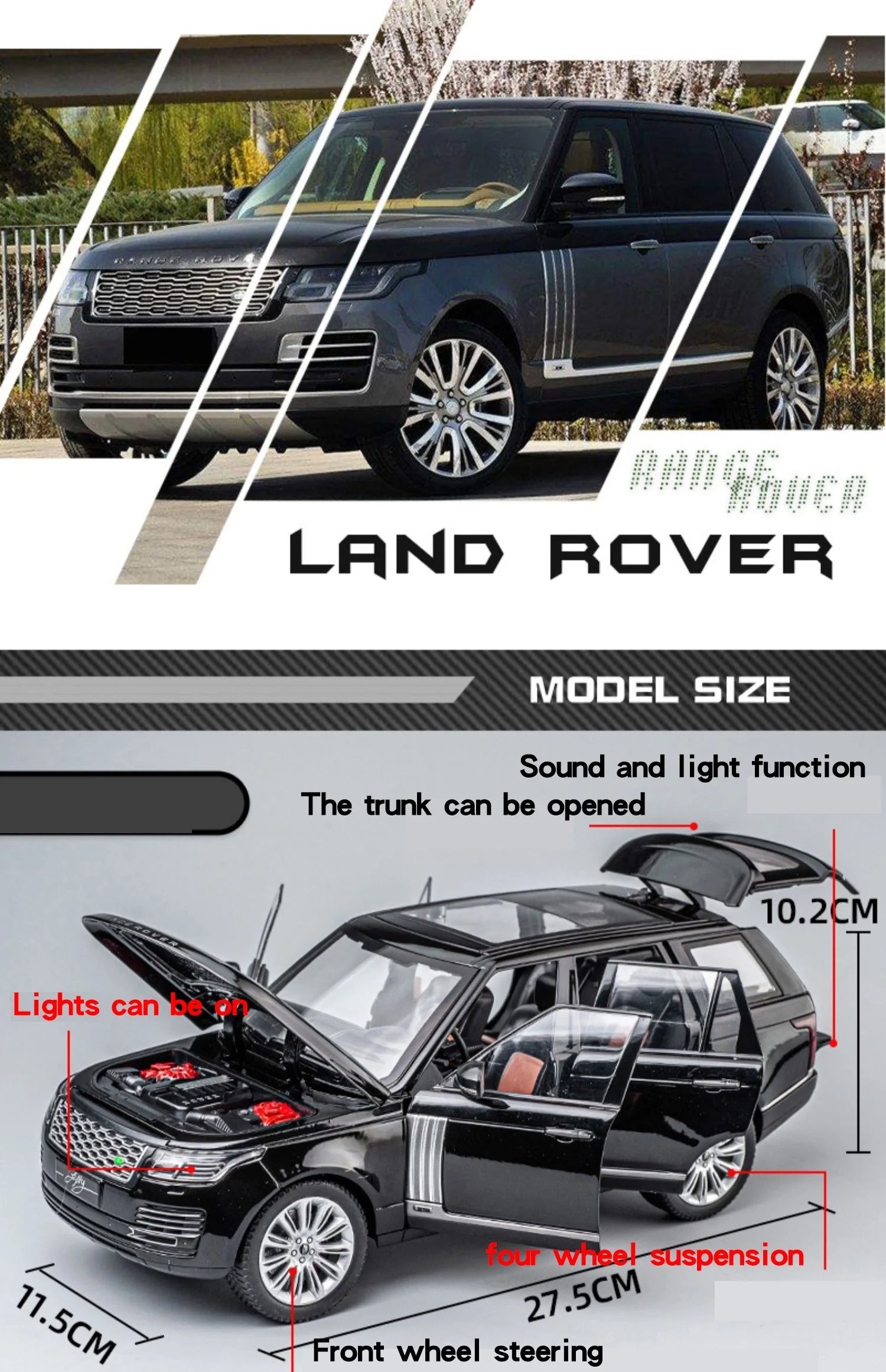 50th Anniversary Range Rover Vogue Model Car