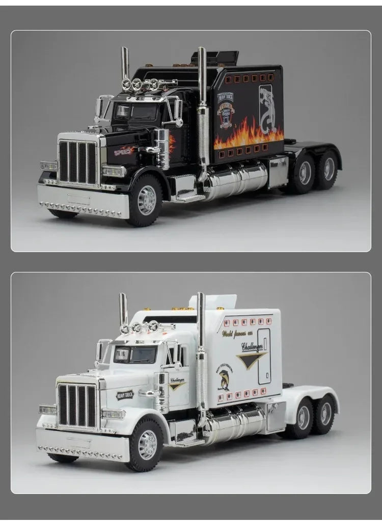 Peterbilt Heavy Truck 389 Model Truck 1:24 Scale Diecast