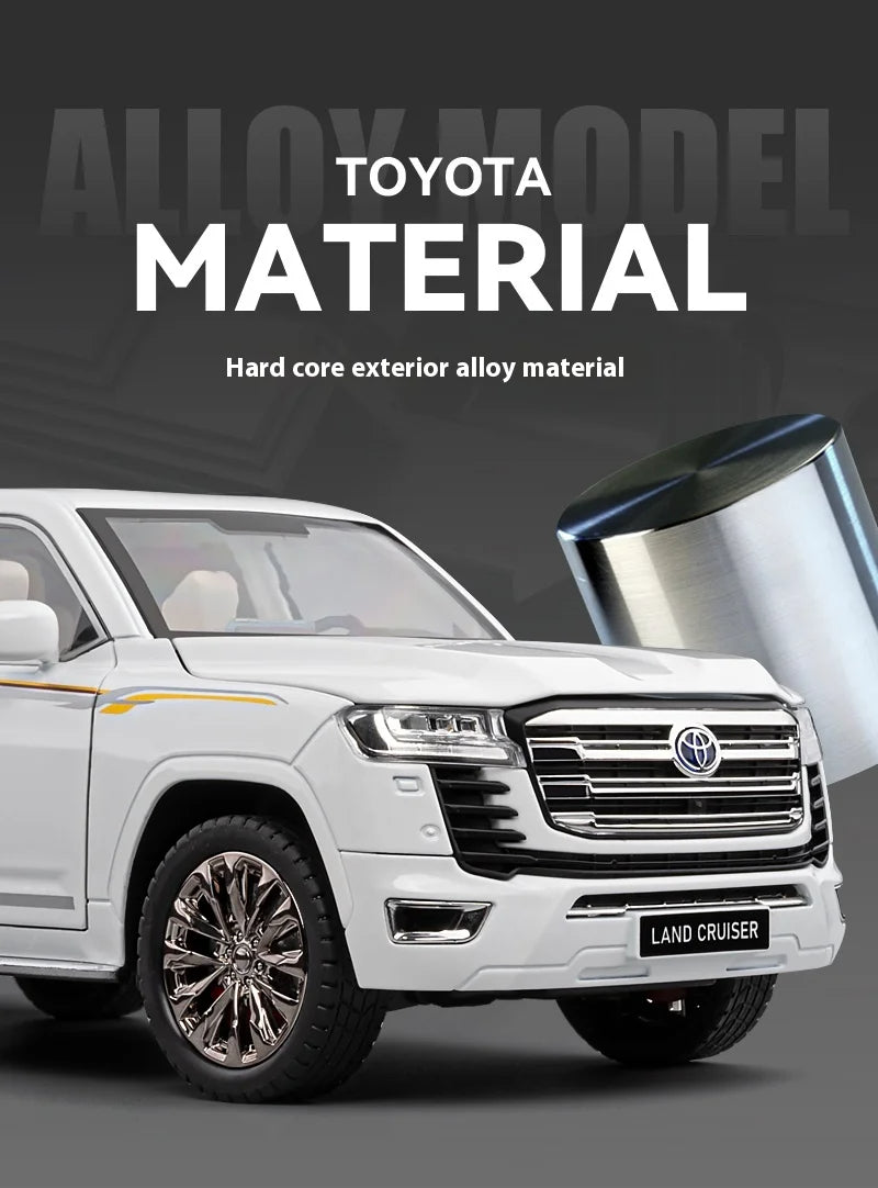 1:18 Toyota Land Cruiser LC300 Diecast SUV Model Car – Alloy Collectible Toy