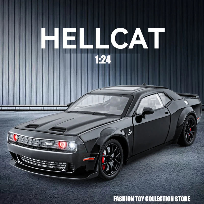 Dodge Challenger Hellcat Alloy 1:24 Diecast Car