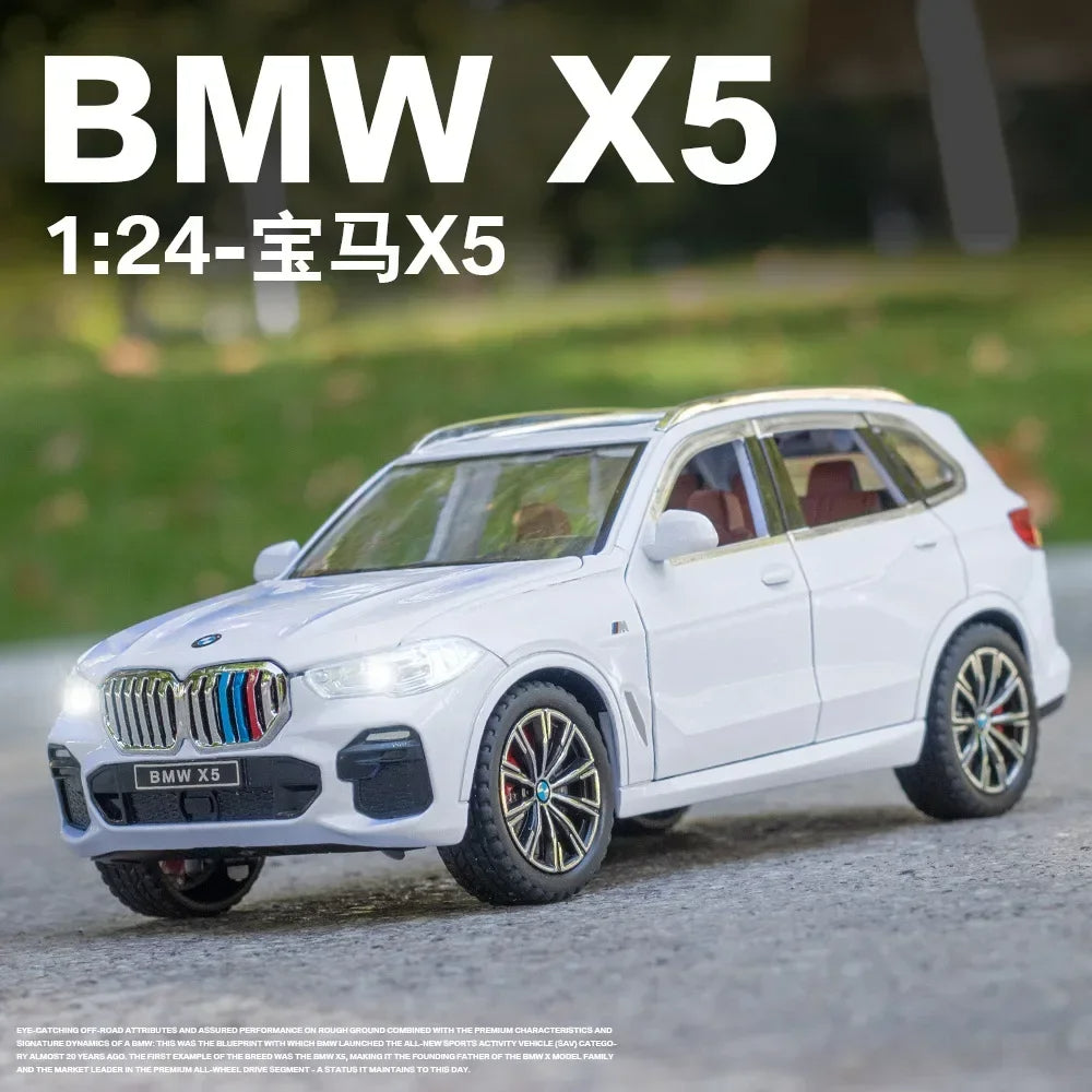 BMW X5 SUV Alloy Model Car with Sound and Lights