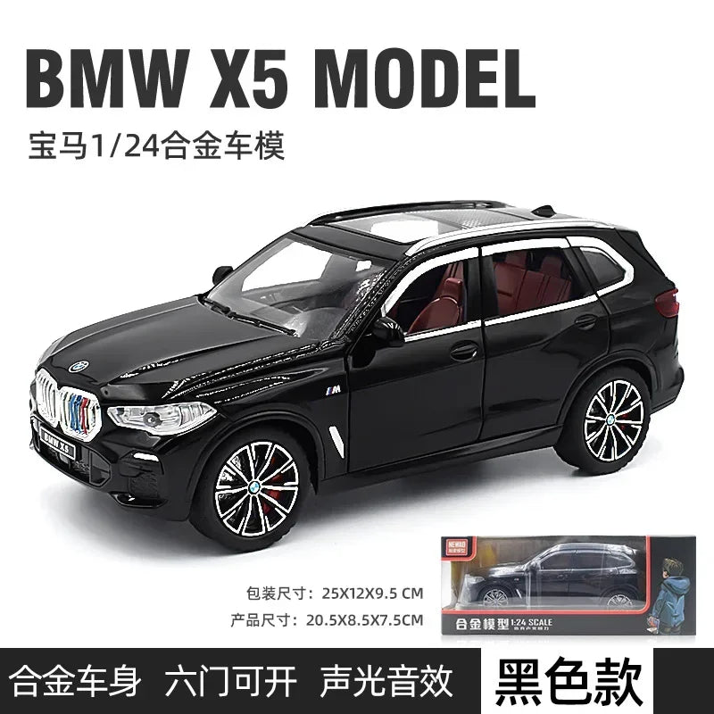 BMW X5 SUV Alloy Model Car with Sound and Lights