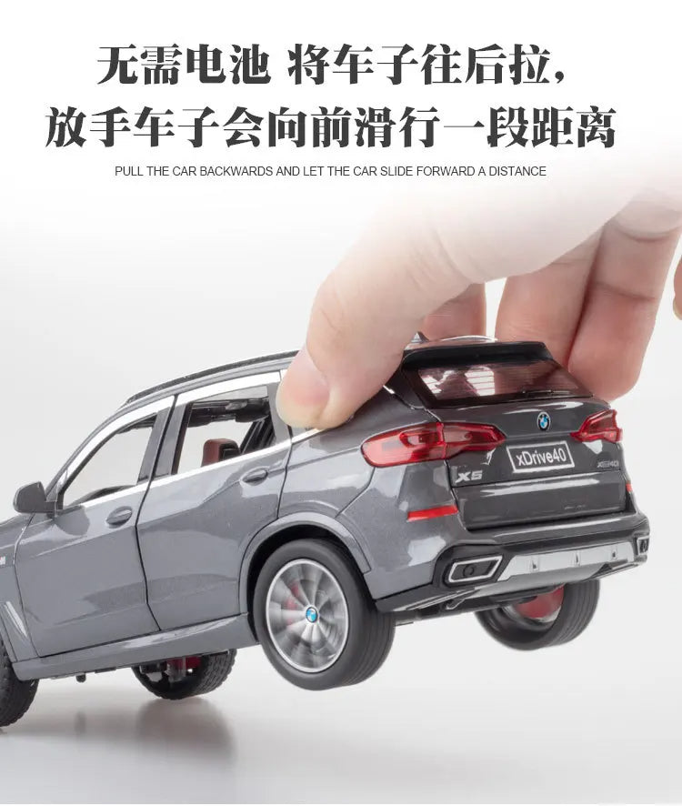 BMW X5 SUV Alloy Model Car with Sound and Lights