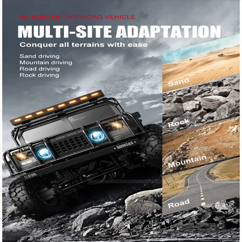 Hummer H1 "Hurtle" 4WD RC Crawler
