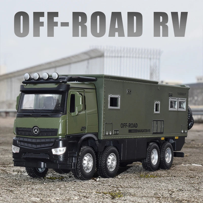 NOMADISMs Arocs Unimog Alloy Motorhome Diecast Model