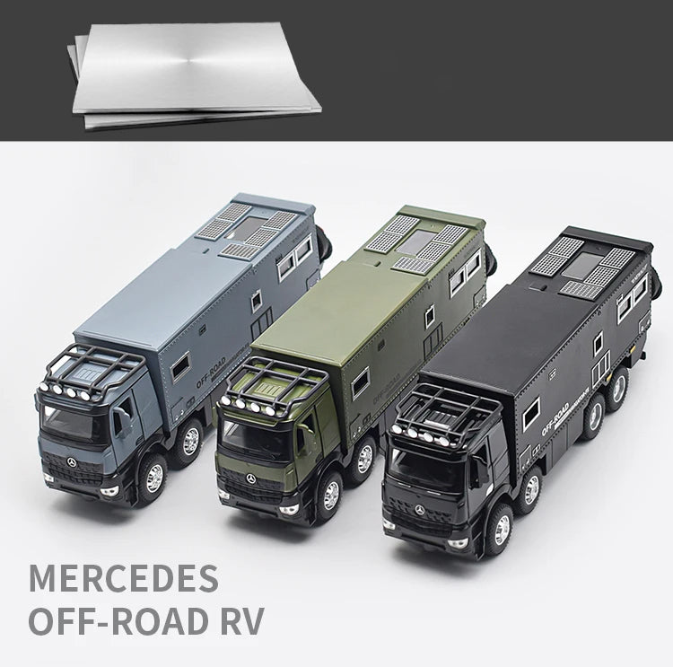 NOMADISMs Arocs Unimog Alloy Motorhome Diecast Model