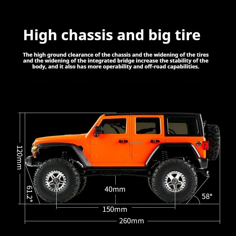 Jeep Rubicon JJRC C8801 4WD RC Crawler