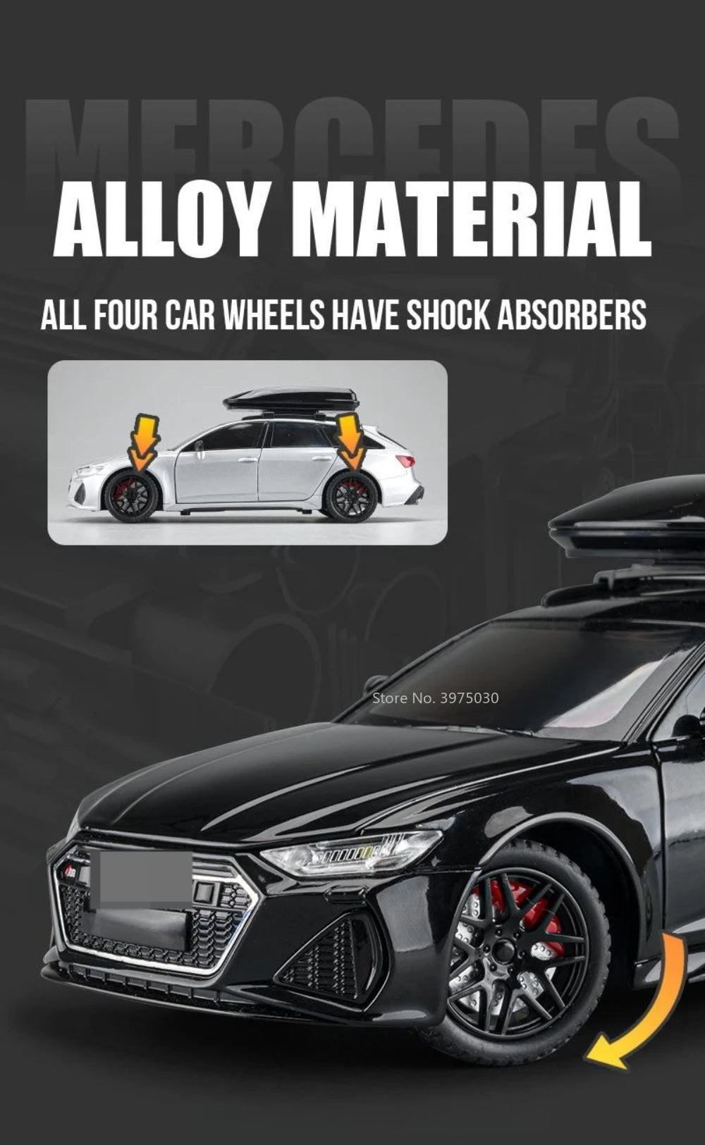 AUDI RS6 Avant Racing Diecast Alloy 1:24 Scale