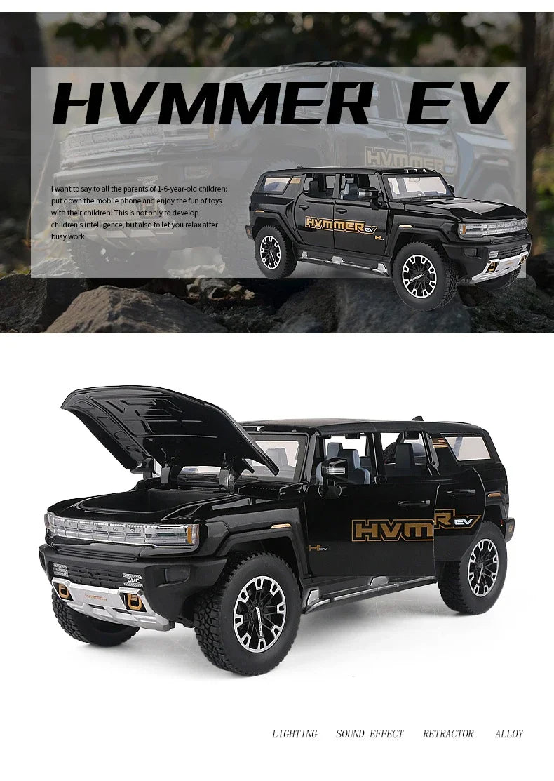 HUMMER EV Alloy Diecast Car Model