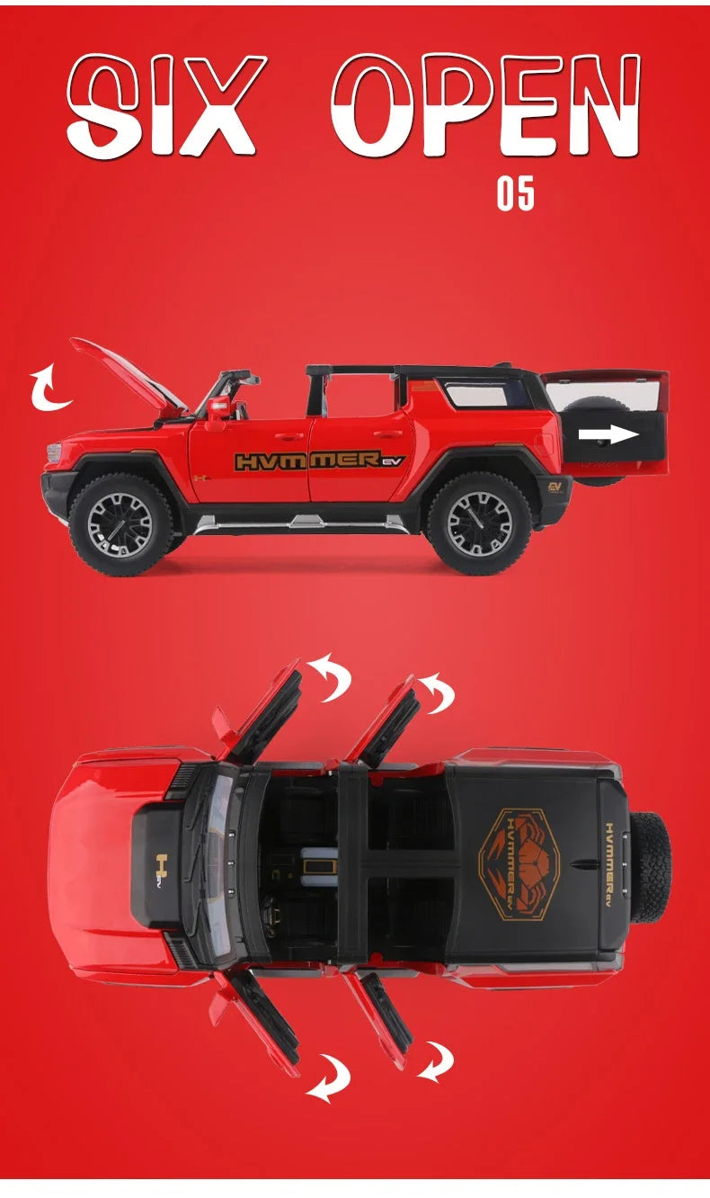 HUMMER EV Alloy Diecast Car Model