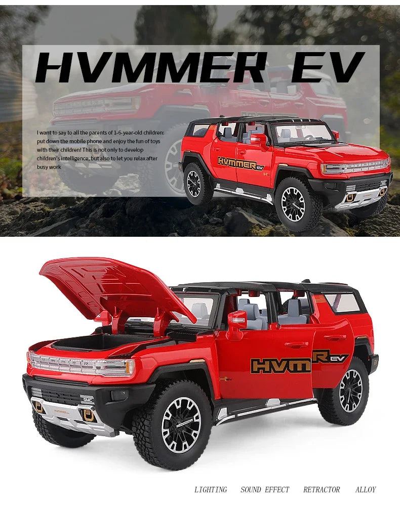 HUMMER EV Alloy Diecast Car Model