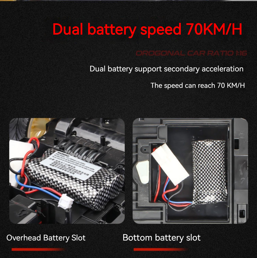 1:10 Scale Brushed RC Drift Car – High-Speed 70km/h Remote Control Racing Car
