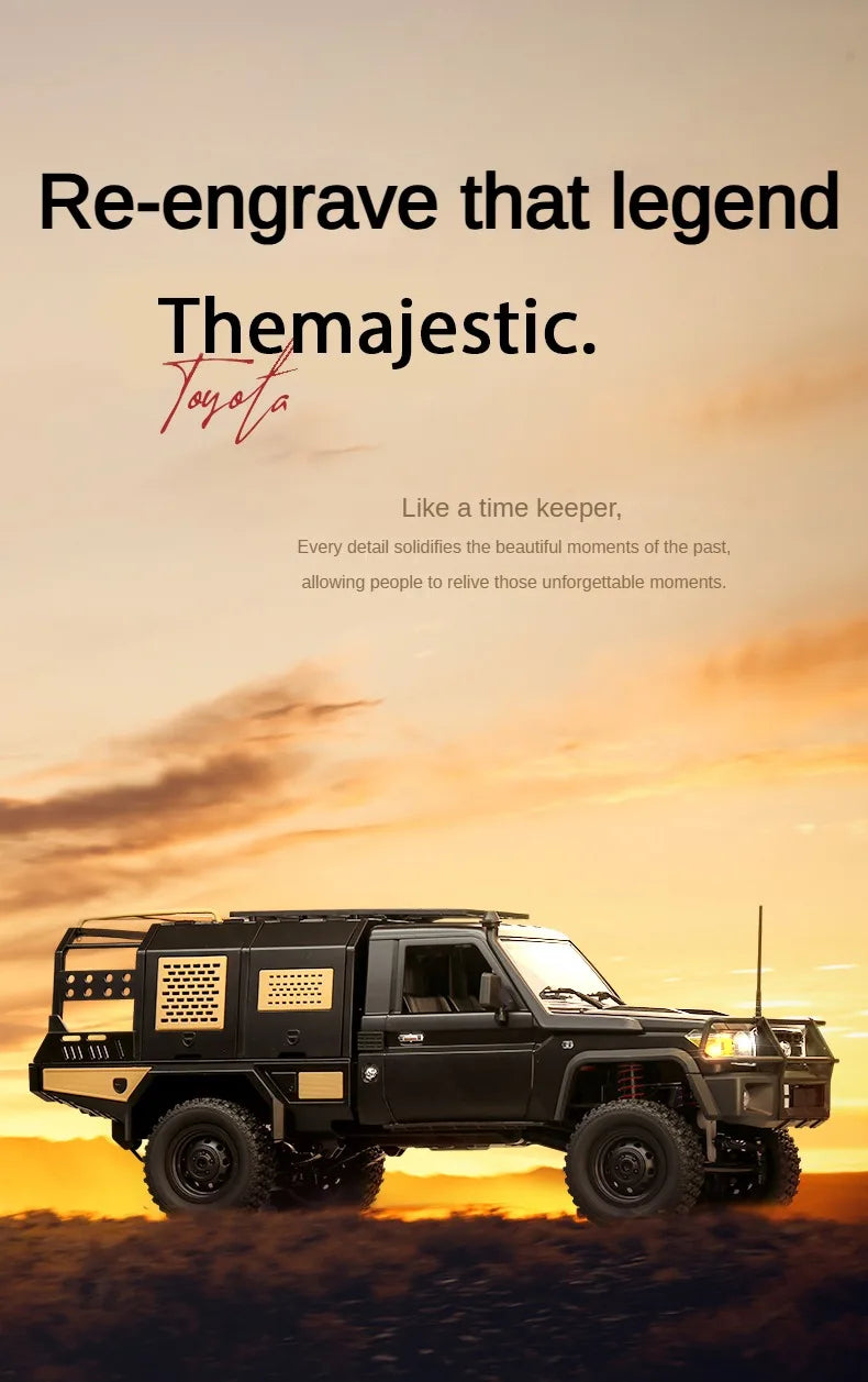 Toyota Land Cruiser MN82S RC Car Crawler – 1:12 Scale 2.4G 4WD Off-Road Truck