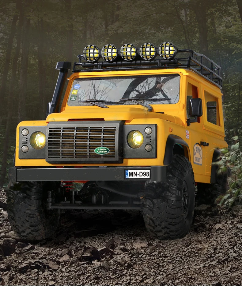 Land Rover Defender MN98 RC Car Crawler – 1:12 Scale 2.4G 4WD Off-Road Truck