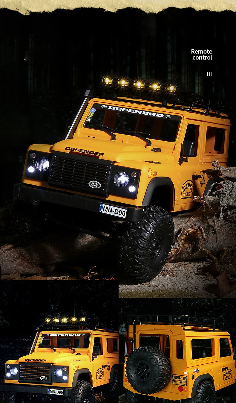 Land Rover Defender MN98 RC Car Crawler – 1:12 Scale 2.4G 4WD Off-Road Truck