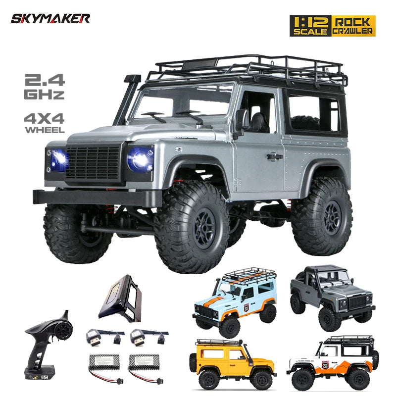 Land Rover Defender MN98 RC Car Crawler – 1:12 Scale 2.4G 4WD Off-Road Truck