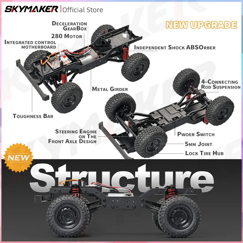 Land Rover Defender MN98 RC Car Crawler – 1:12 Scale 2.4G 4WD Off-Road Truck