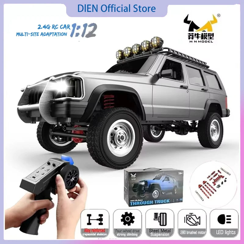 Jeep Cherokee MN78 RC Car Crawler – 1:12 Scale 2.4G 4WD Off-Road Truck