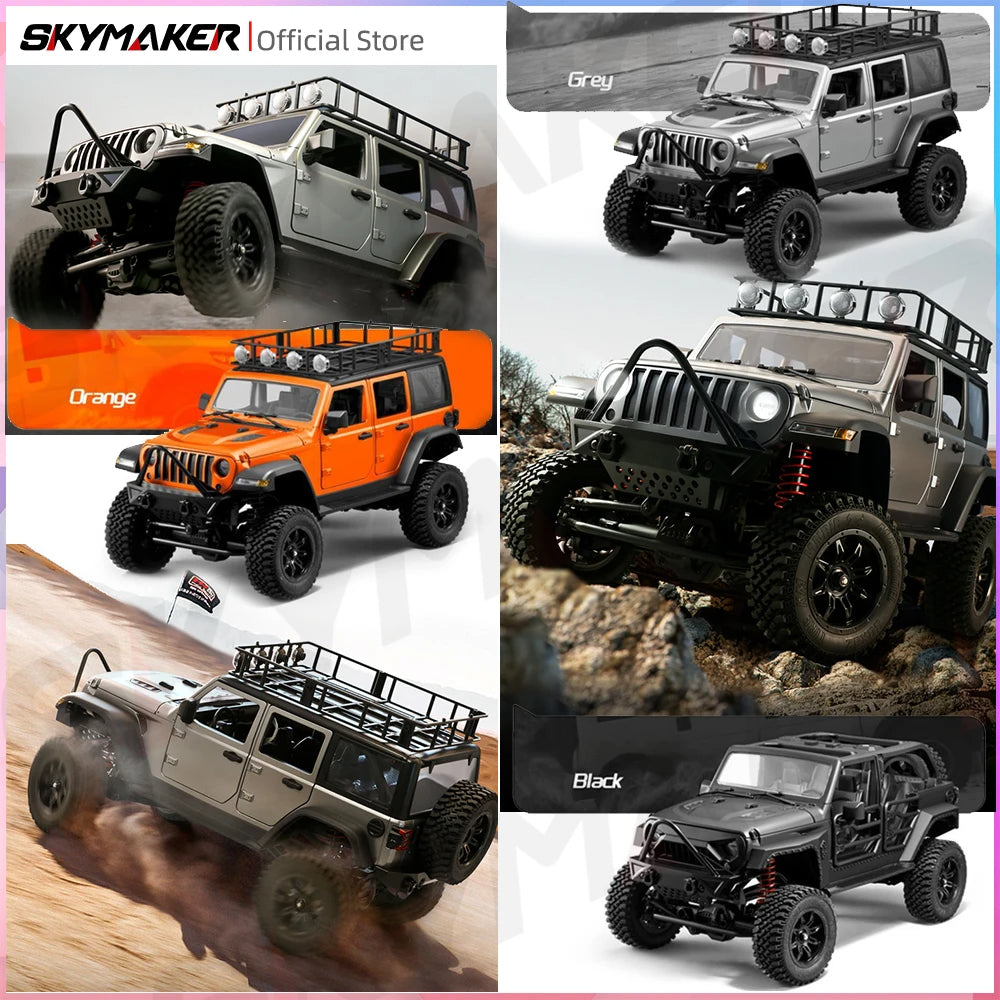 Jeep Wrangler MN128 RC Car Crawler – 1:12 Scale 2.4G 4WD Off-Road Truck