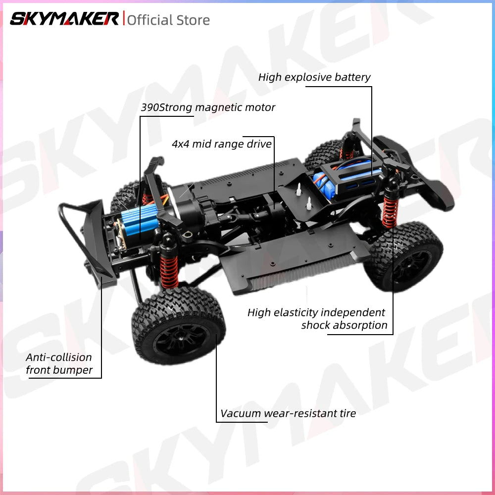 Jeep Wrangler MN128 RC Car Crawler – 1:12 Scale 2.4G 4WD Off-Road Truck