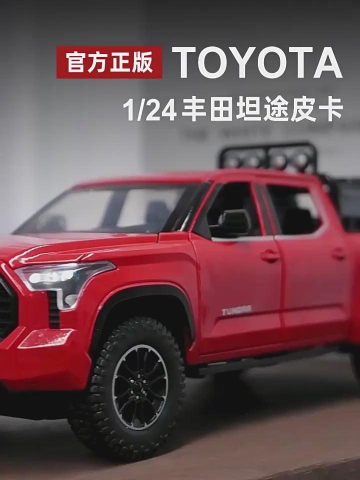 Toyota Tundra TRD Off-Road 4×4 1:24 Scale Diecast Black