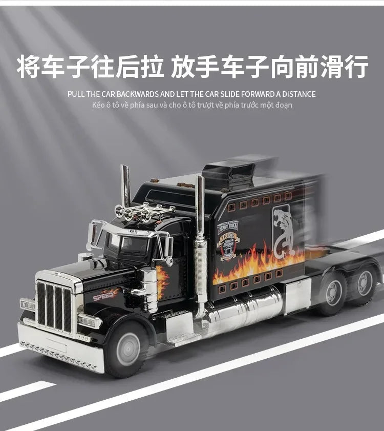 Peterbilt Heavy Truck 389 Model Truck 1:24 Scale Diecast