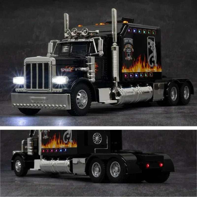 Peterbilt Heavy Truck 389 Model Truck 1:24 Scale Diecast