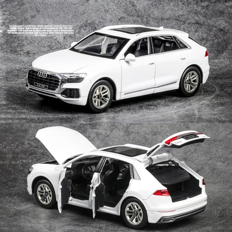 AUDI Q8 SUV Alloy Car Model Diecasts