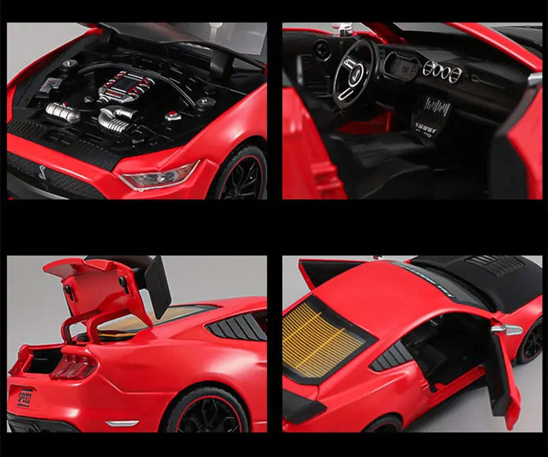 Ford Mustang Shelby GT500 Alloy Sports Car 1:24 Scale Diecast