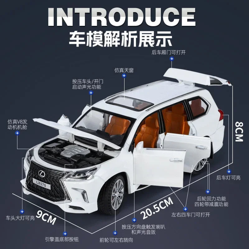Lexus LX570 Off Road SUV Diecast Car